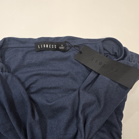 LIONESS Field Of Dreams Dress in Navy - Picture 6 of 13